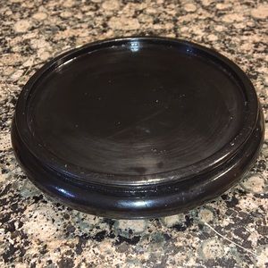 👙 Large Black Candle Holder